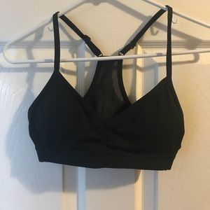 Aerie lights support sports bra, black size small
